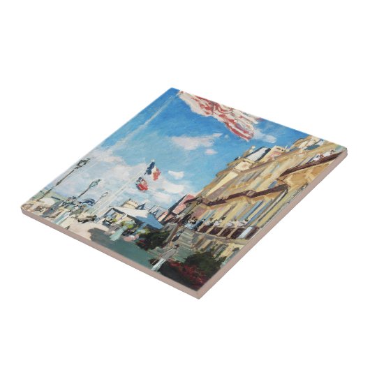 Das Hotel Roches Noires, Monet Claude von Trouvill Fliese (Seite)