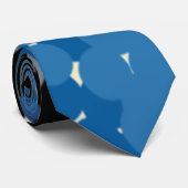 Das Howling auf dem Mond Abstrakte Dot Art Krawatte (Gerollt)