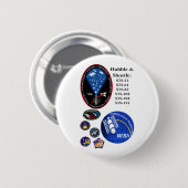Das Hubble Teleskop und der Shuttle Button (Vorne & Hinten)