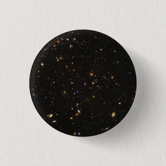 Das Hubble-Weltraumbild Button (Vorderseite)