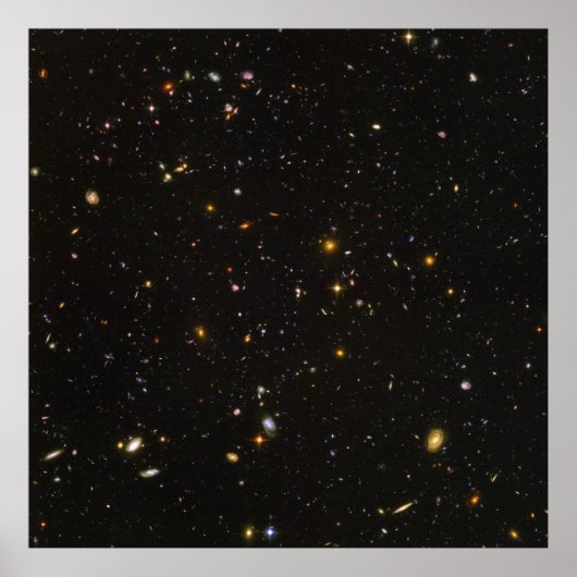 Das Hubble-Weltraumbild Poster (Vorne)