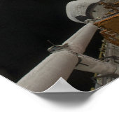 Das Hubble-Weltraumteleskop erscheint Poster (Ecke)