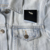 Das Hubble-Weltraumteleskop im Orbit über der Erde Button (Beispiel)