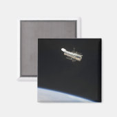 Das Hubble-Weltraumteleskop im Orbit über der Erde Magnet (Vorderseite/Rückseite)