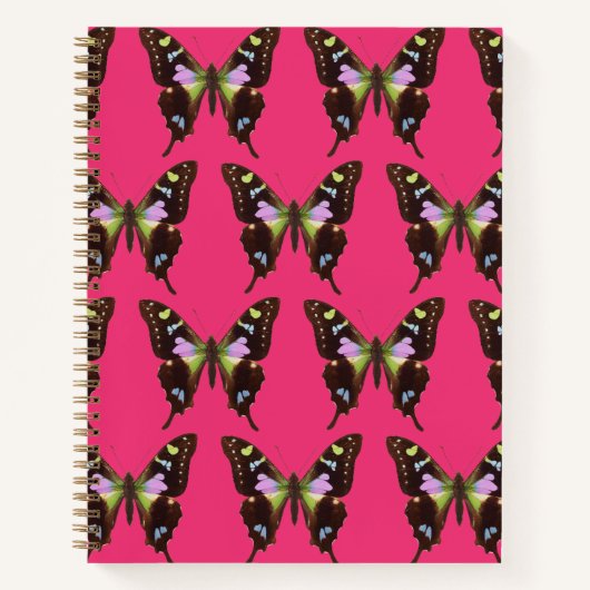 Das Hübsche Butterfly-Hardcover-Notebook Notizblock (Vorderseite)