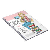 Das hübsche Notizbuch oder die Zeitschrift eines Notizblock (Rechte Seite)