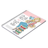 Das hübsche Notizbuch oder die Zeitschrift eines Notizblock (Linke Seite)