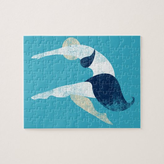 Das Hübsche Puzzle mit dem Bauch Flop (Horizontal)