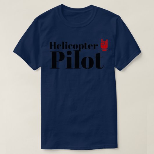 Das Hubschrauberpilot T-Shirt (Design vorne)