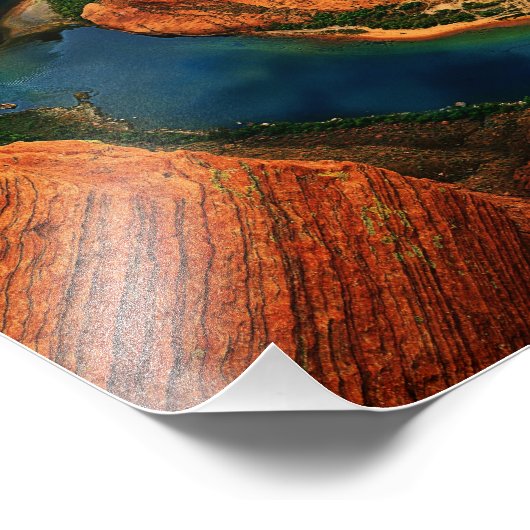 Das Hufeisenbend Fotodruck (Ecke)