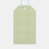 Das Huhn malt ein schönes Osterei. Geschenkanhänger (Rückseite)