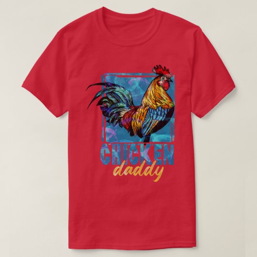 Das Hühnchen Daddy T-Shirt (Design vorne)