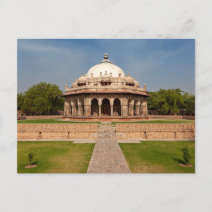 Das Humayun Mausoleum in Neu Delhi Postkarte
