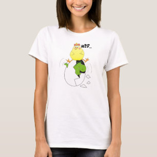Das humorvolle T-Shirt der Cartoon-Huhn-und