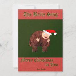 Das Hunchback von Notre Dame Holiday wünscht Feiertagskarte