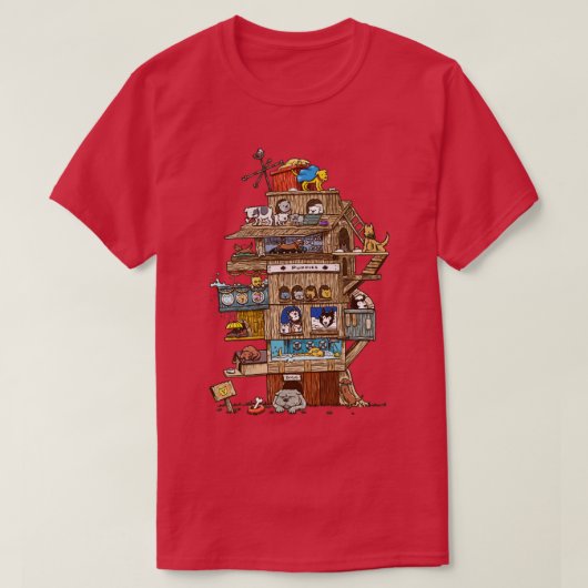 Das Hundehaus T-Shirt (Design vorne)
