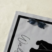 Das Hundetuch grau Strandtuch (Beispiel)