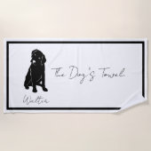 Das Hundetuch Strandtuch (Vorderseite)