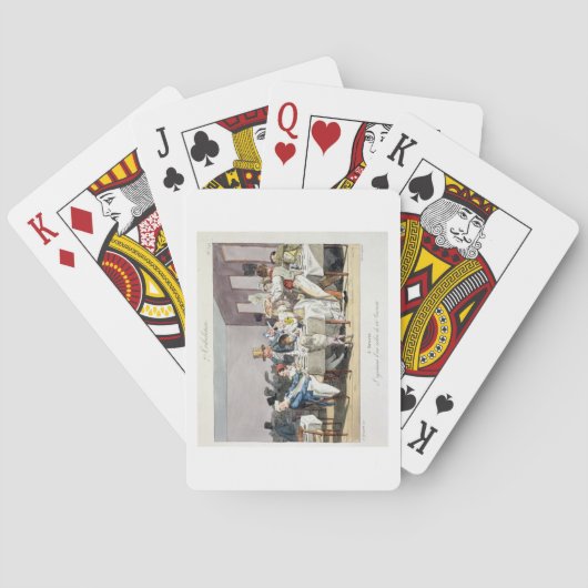 Das hundred-seater Restaurant: 5 Uhr, von 'SU Spielkarten (Rückseite)