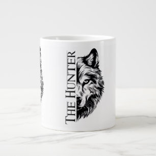 Das Hunter Wolf Tassendesign Jumbo-Tasse