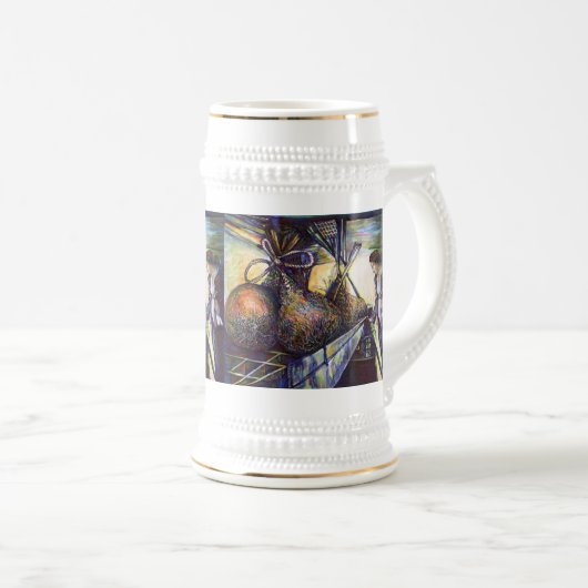 Das Hurling-Schicksal des Lebens Bierglas (VorderseiteRechts)