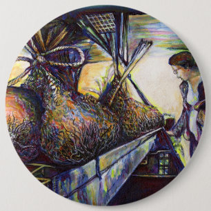 Das Hurling-Schicksal des Lebens Button