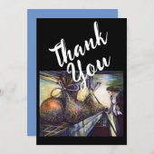 Das Hurling-Schicksal des Lebens Dankeskarte (Vorne/Hinten)