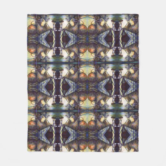 Das Hurling-Schicksal des Lebens Fleecedecke (Vorderseite)