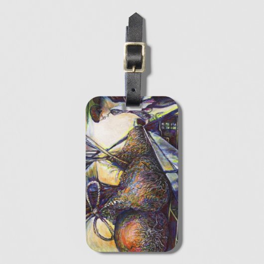 Das Hurling-Schicksal des Lebens Gepäckanhänger (Vorderseite Vertikal)