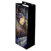 Das Hurling-Schicksal des Lebens Geschenktüte Für Weinflaschen (Vorderseite Schrägansicht)