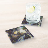 Das Hurling-Schicksal des Lebens Glasuntersetzer (Schrägansicht)