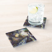 Das Hurling-Schicksal des Lebens Glasuntersetzer (Schrägansicht)