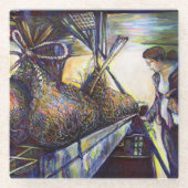 Das Hurling-Schicksal des Lebens Glasuntersetzer (Vorderseite)