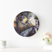 Das Hurling-Schicksal des Lebens Große Wanduhr (Zuhause)