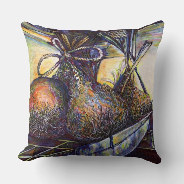 Das Hurling-Schicksal des Lebens Kissen (Vorderseite)