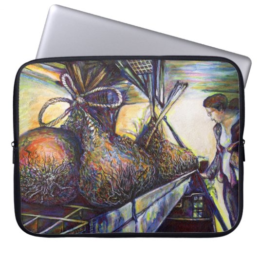 Das Hurling-Schicksal des Lebens Laptopschutzhülle (Vorderseite)