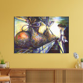 Das Hurling-Schicksal des Lebens Leinwanddruck (Insitu (Wohnzimmer))