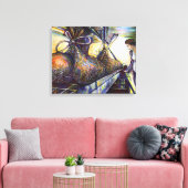 Das Hurling-Schicksal des Lebens Leinwanddruck (Insitu (Wohnzimmer))