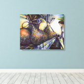 Das Hurling-Schicksal des Lebens Leinwanddruck (Insitu (Holzboden))