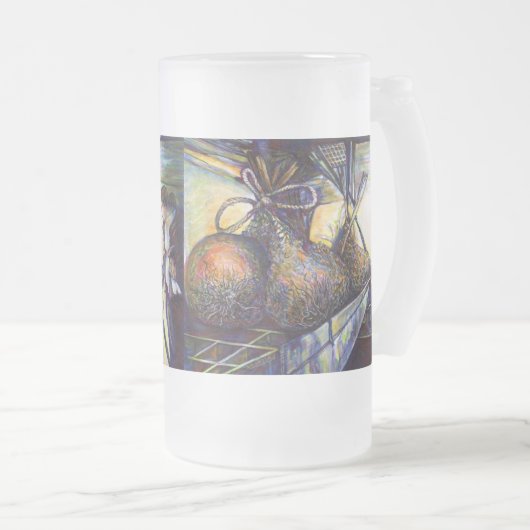 Das Hurling-Schicksal des Lebens Mattglas Bierglas (VorderseiteRechts)