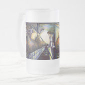 Das Hurling-Schicksal des Lebens Mattglas Bierglas (Vorderseite Links)