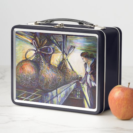 Das Hurling-Schicksal des Lebens Metall Brotdose (Beispiel)