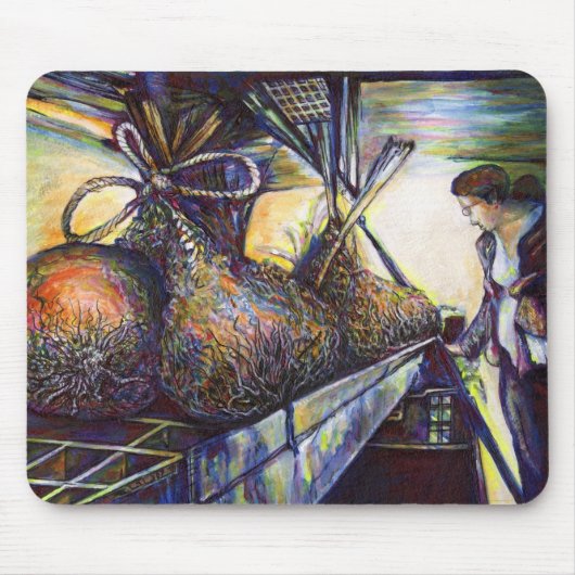 Das Hurling-Schicksal des Lebens Mousepad (Vorne)