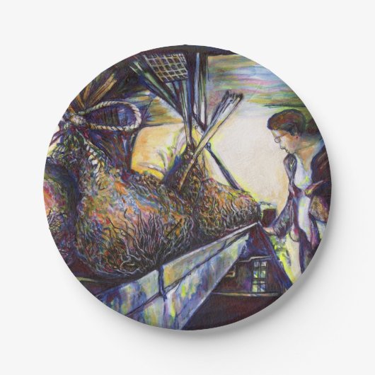 Das Hurling-Schicksal des Lebens Pappteller (Vorderseite)