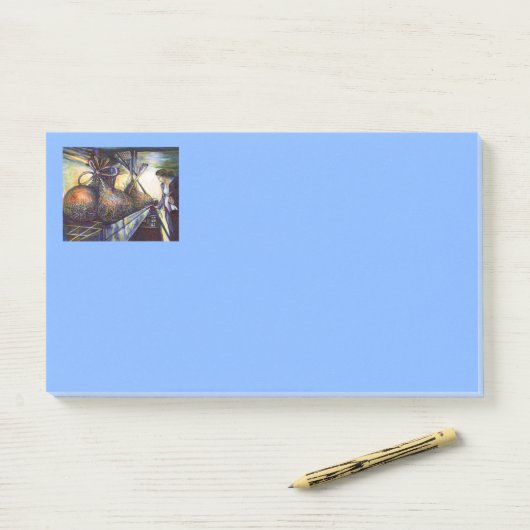 Das Hurling-Schicksal des Lebens Post-it Klebezettel (Auf Schreibtisch)