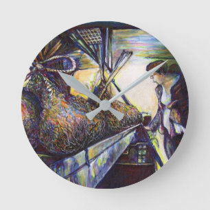 Das Hurling-Schicksal des Lebens Runde Wanduhr