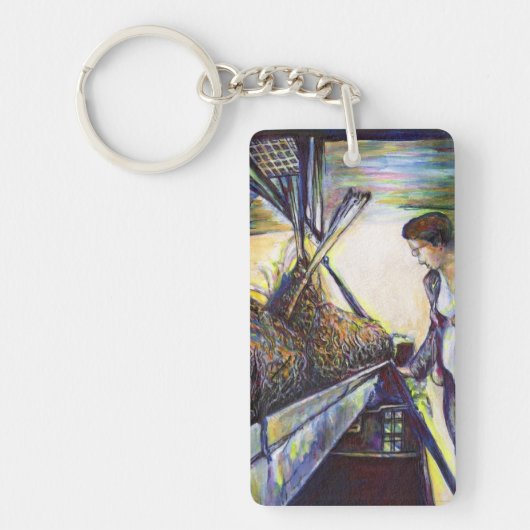 Das Hurling-Schicksal des Lebens Schlüsselanhänger (Vorderseite)