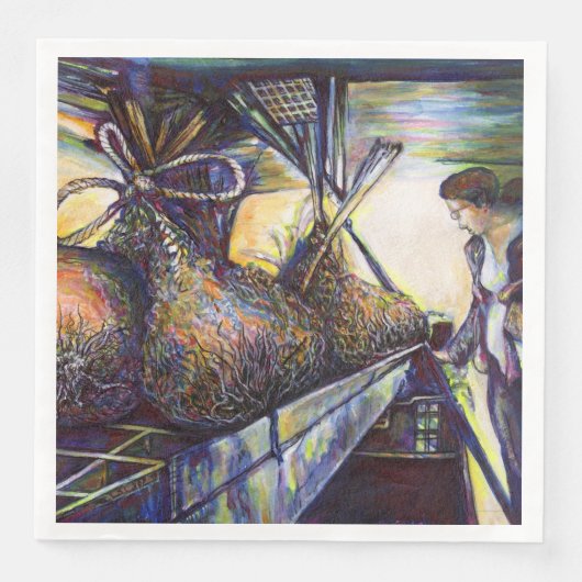 Das Hurling-Schicksal des Lebens Serviette (Vorderseite)