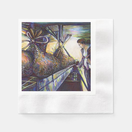 Das Hurling-Schicksal des Lebens Serviette (Vorderseite)