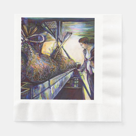 Das Hurling-Schicksal des Lebens Serviette (Vorderseite)
